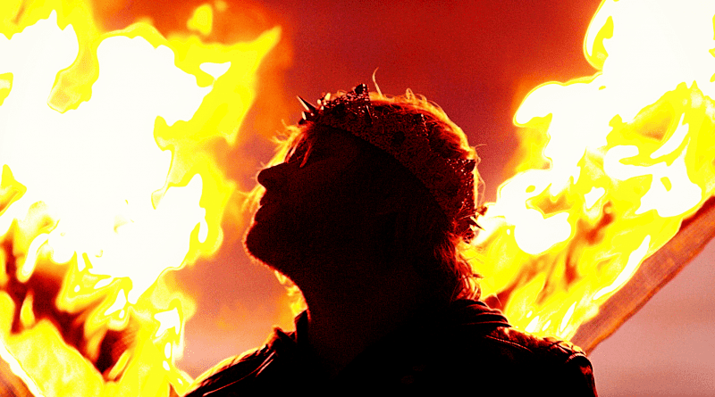 Jon Omen Hearts Bleed Fire single cover