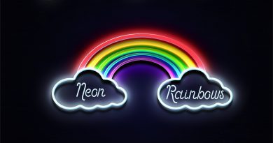 Johnathan Whitehorn Neon Rainbows single cover